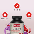 Jarrow Formulas B-Right Vitamin B-Complex Veggie Caps


