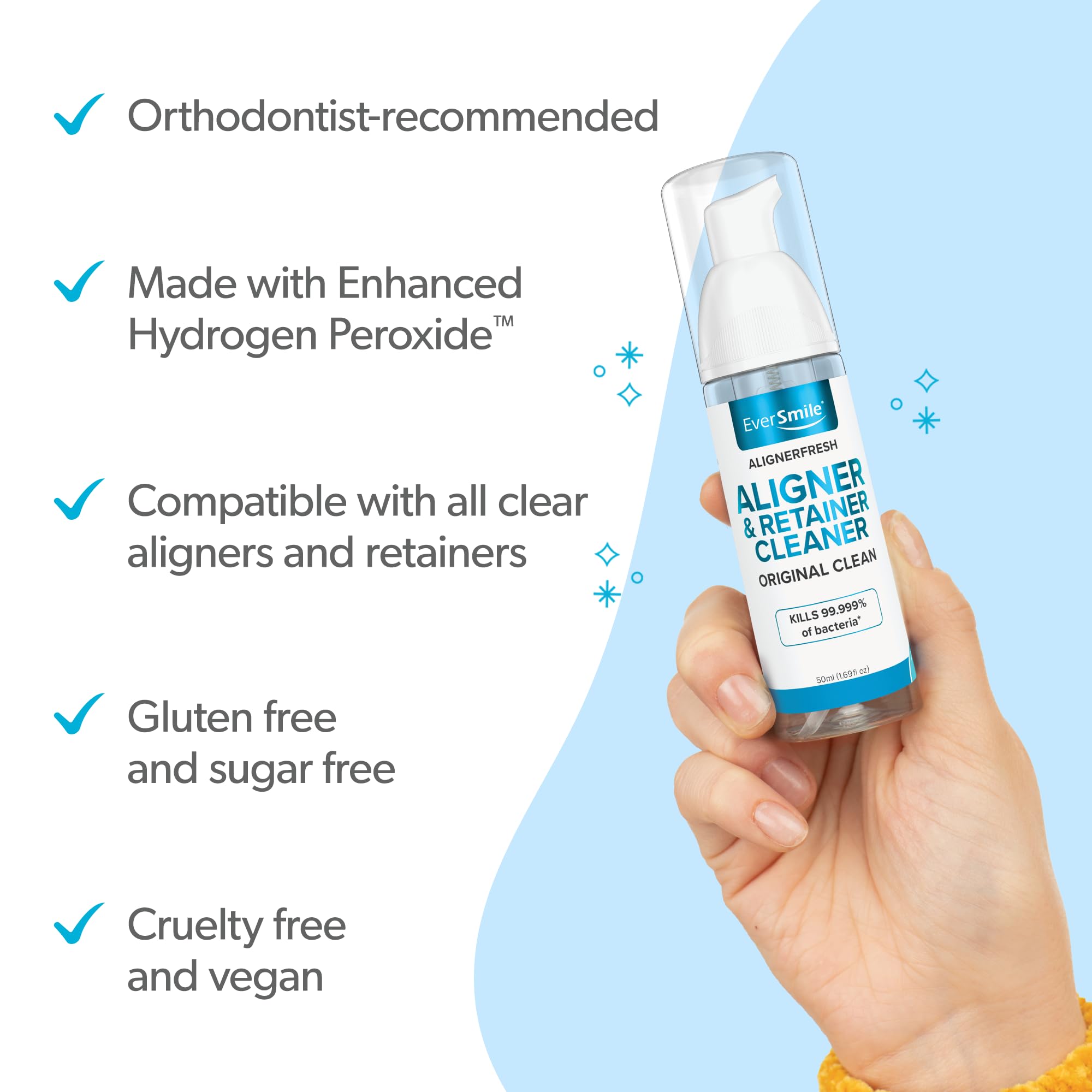 EverSmile AlignerFresh Foam Cleaner for Aligners

