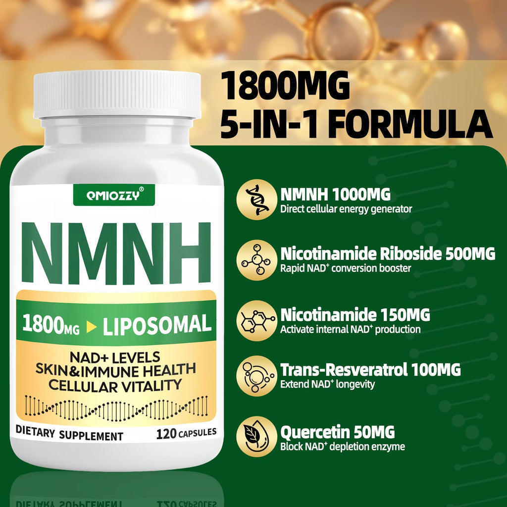 NMNH NMN Supplement with Liposomal Resveratrol & NR

