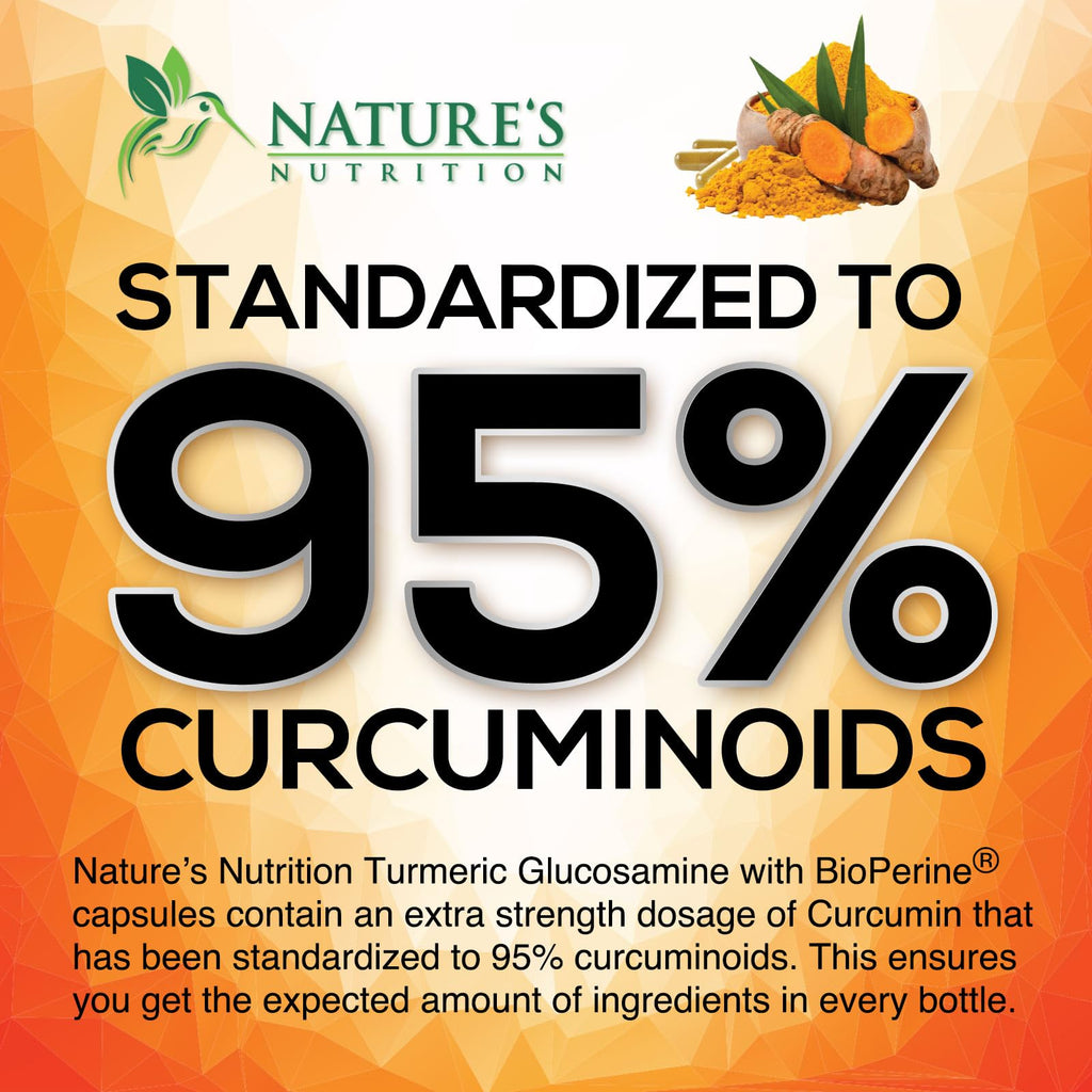 Turmeric Curcumin Capsules with Glucosamine, Ginger & MSM

