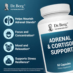 Dr. Berg Adrenal & Cortisol Capsules - Stress Support

