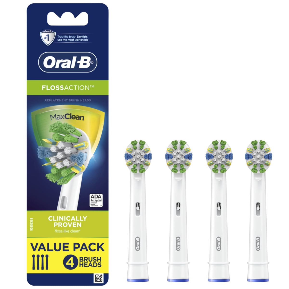 Oral-B FlossAction Replacement Brush Heads