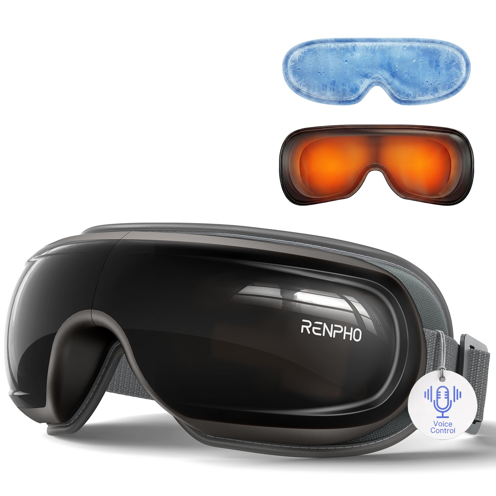 RENPHO Eye Massager with Heat and Cooling | Voice Control


