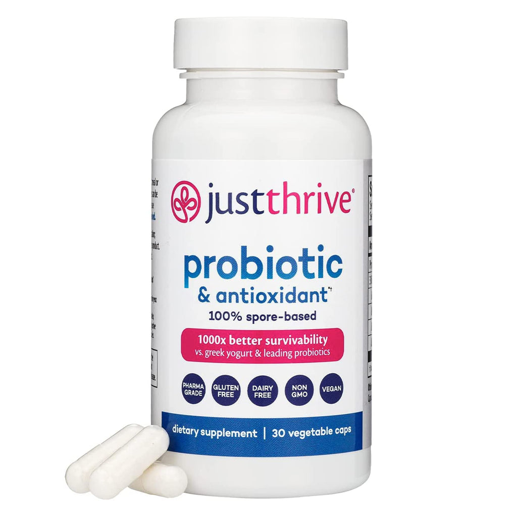 Just Thrive Probiotic & Antioxidant - Spore-Based Support


