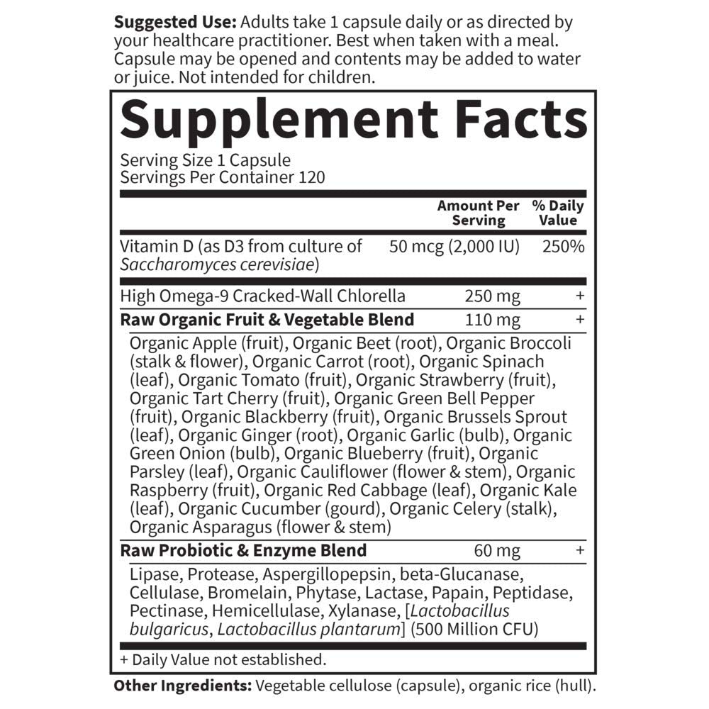 Garden of Life Vitamin Code RAW Vitamin D3 with Probiotics

