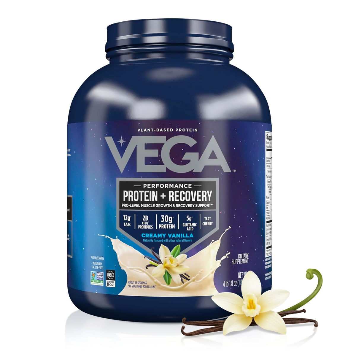 Vega Protein + Recovery Plant-Based Protein Powder