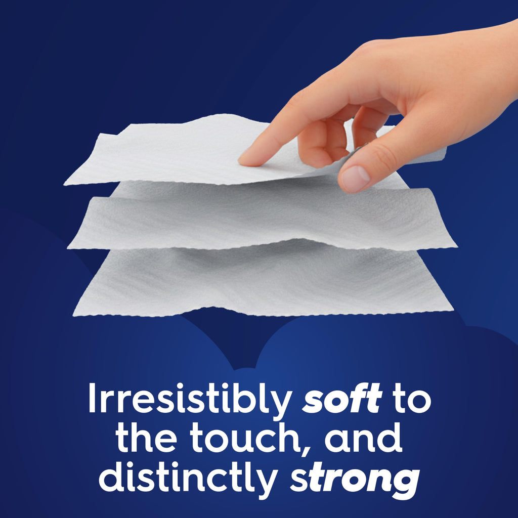 White Cloud Ultra Soft 3-Ply Facial Tissue Made in USA

