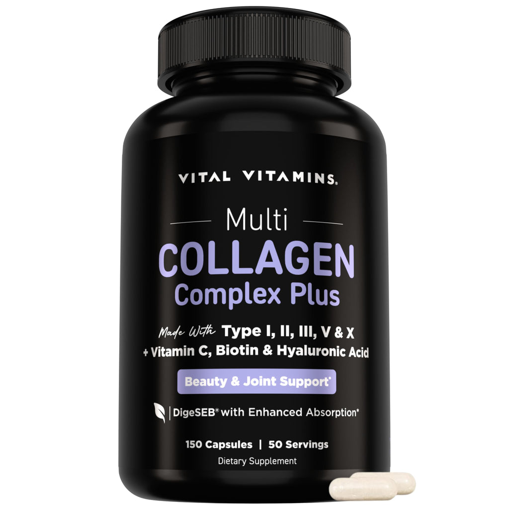 Vital Vitamins Multi Collagen Complex Plus for Hair & Skin

