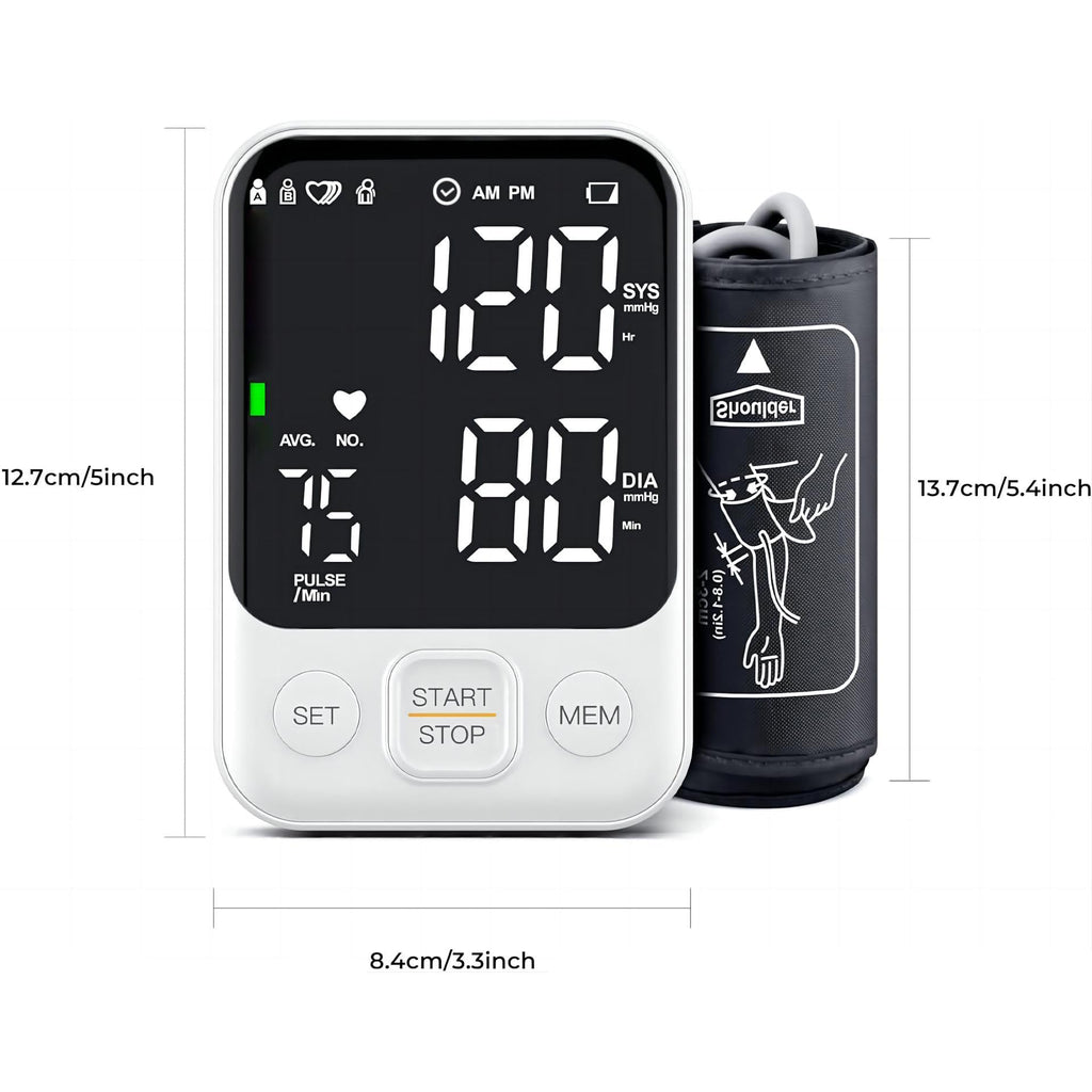 Oklar Blood Pressure Monitor Upper Arm with 240 Readings

