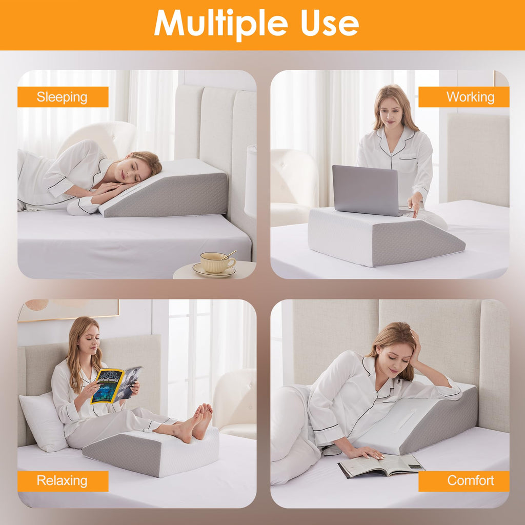 Ruqmuis Leg Elevation Pillow - Foam Wedge

