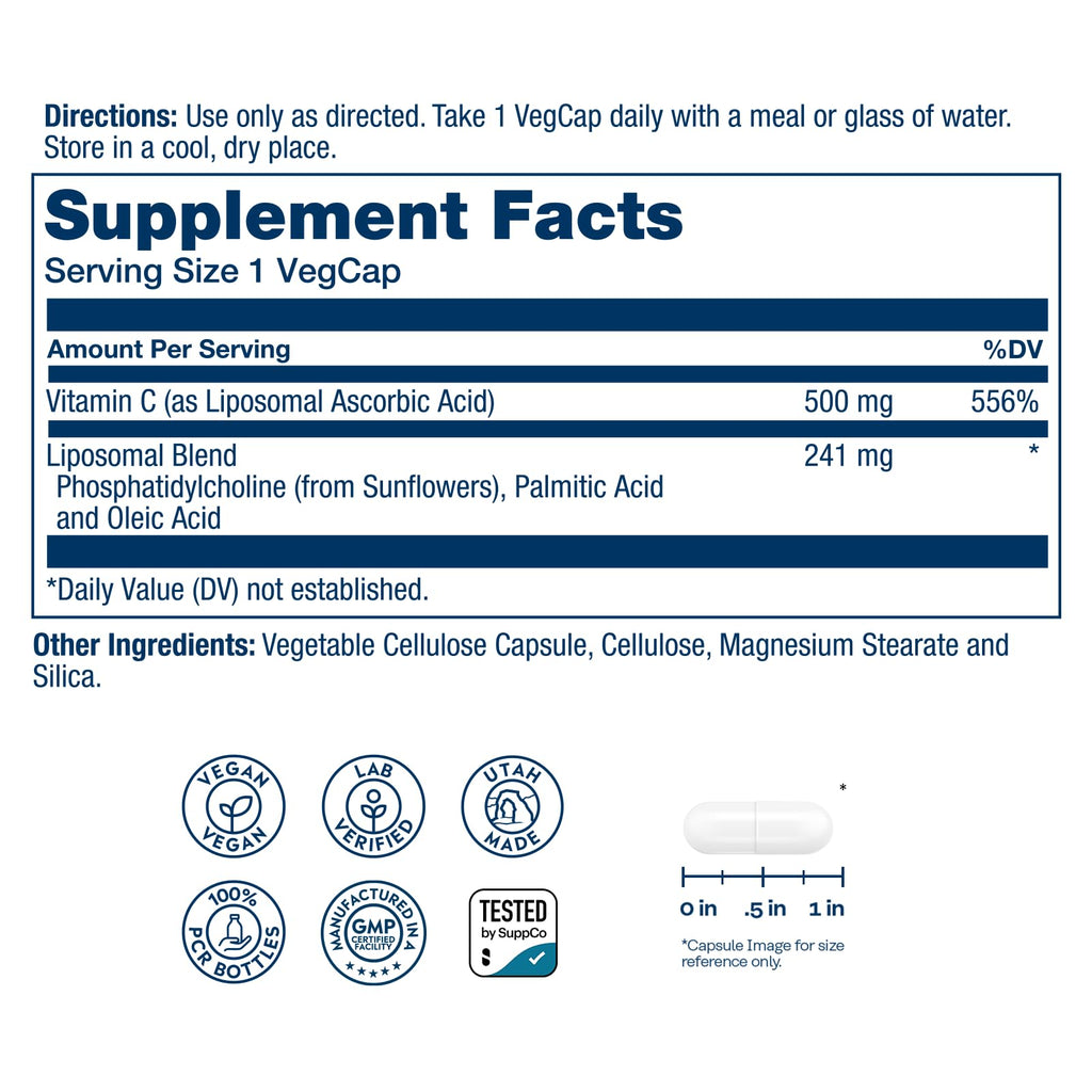 Solaray Liposomal Vitamin C for Immune Support

