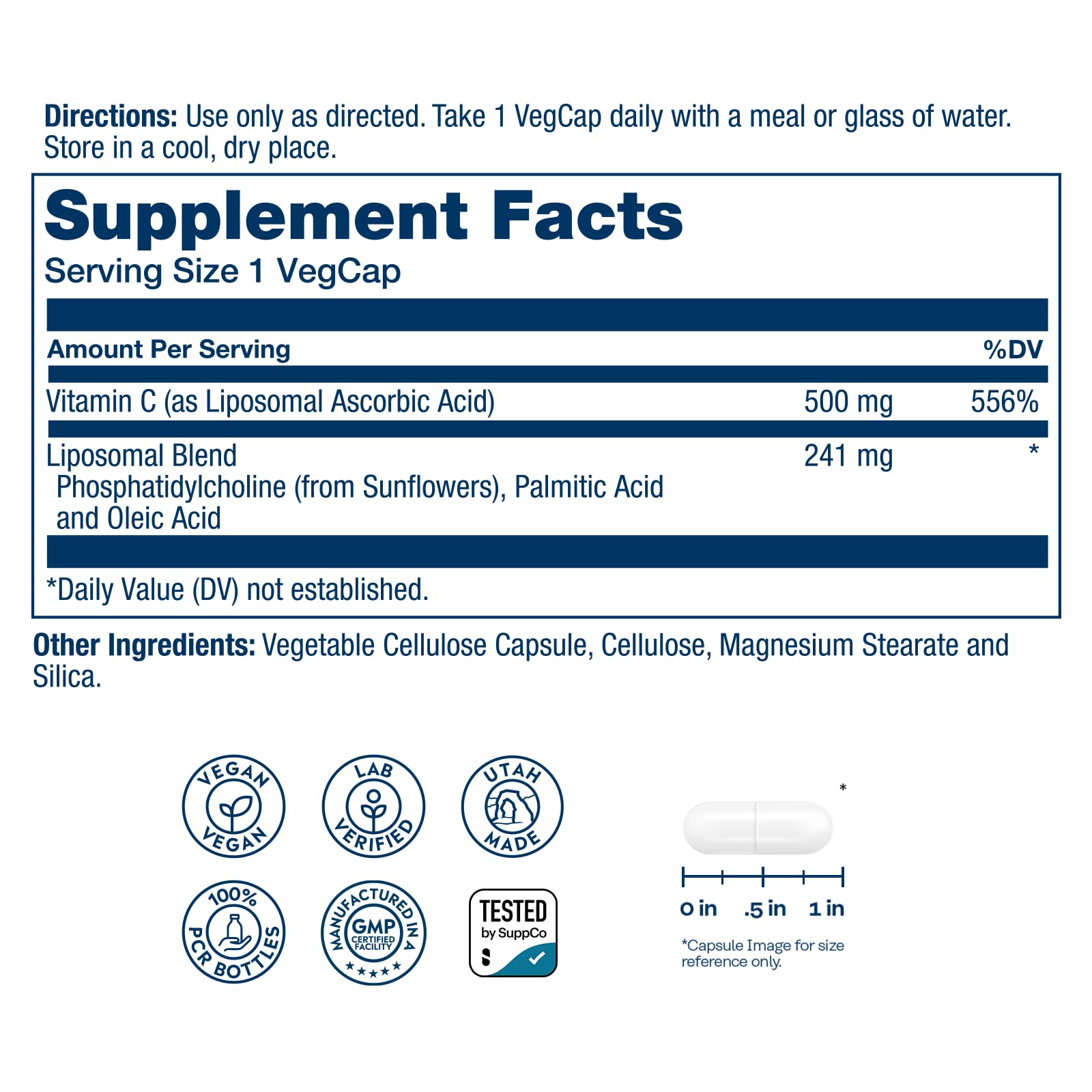Solaray Liposomal Vitamin C for Immune Support

