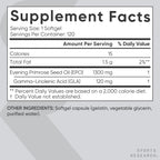 Evening Primrose Oil Softgels by Sports Research

