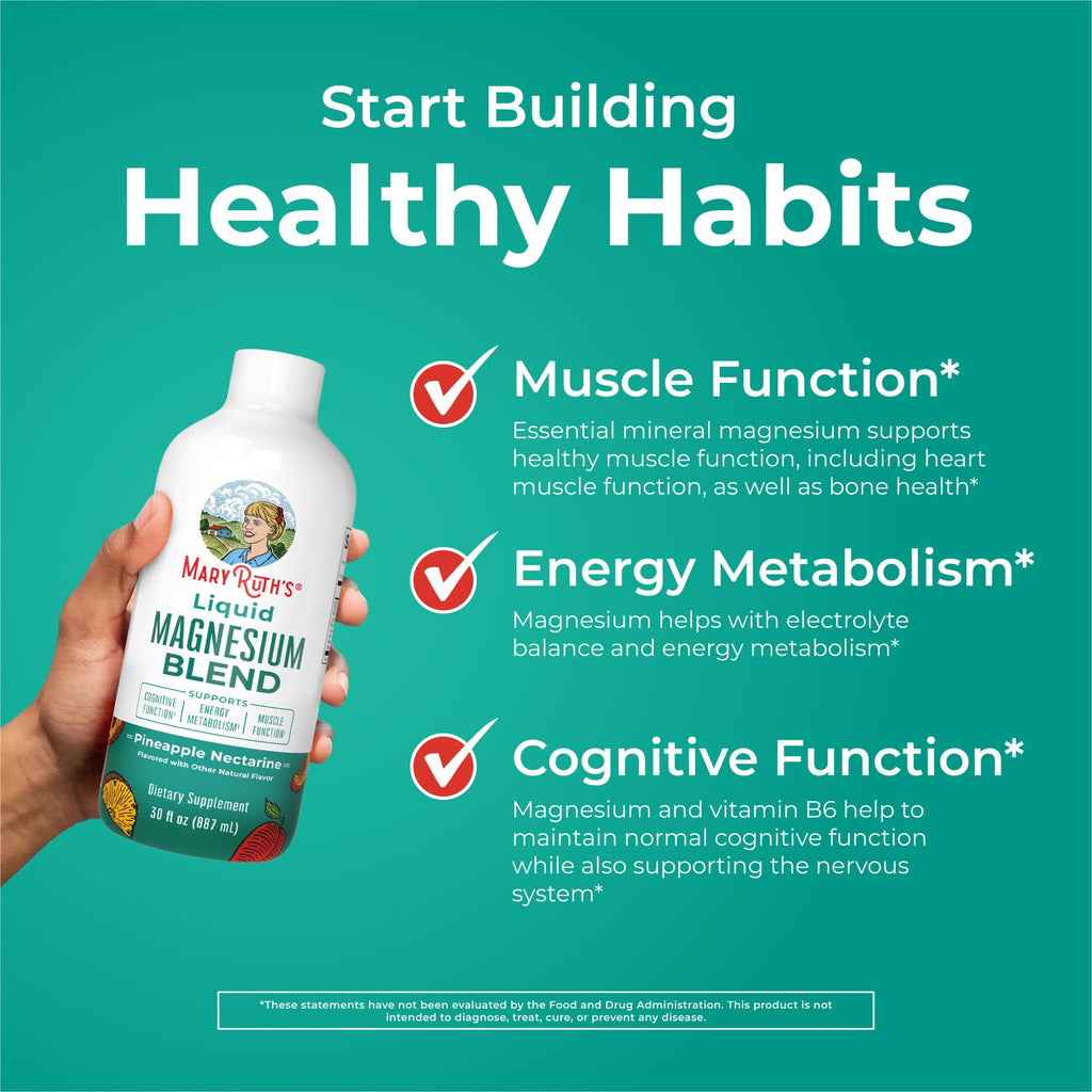 MaryRuth's Liquid Magnesium Complex | Cognitive Support

