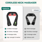 Snailax Cordless Shiatsu Neck Massager with Heat


