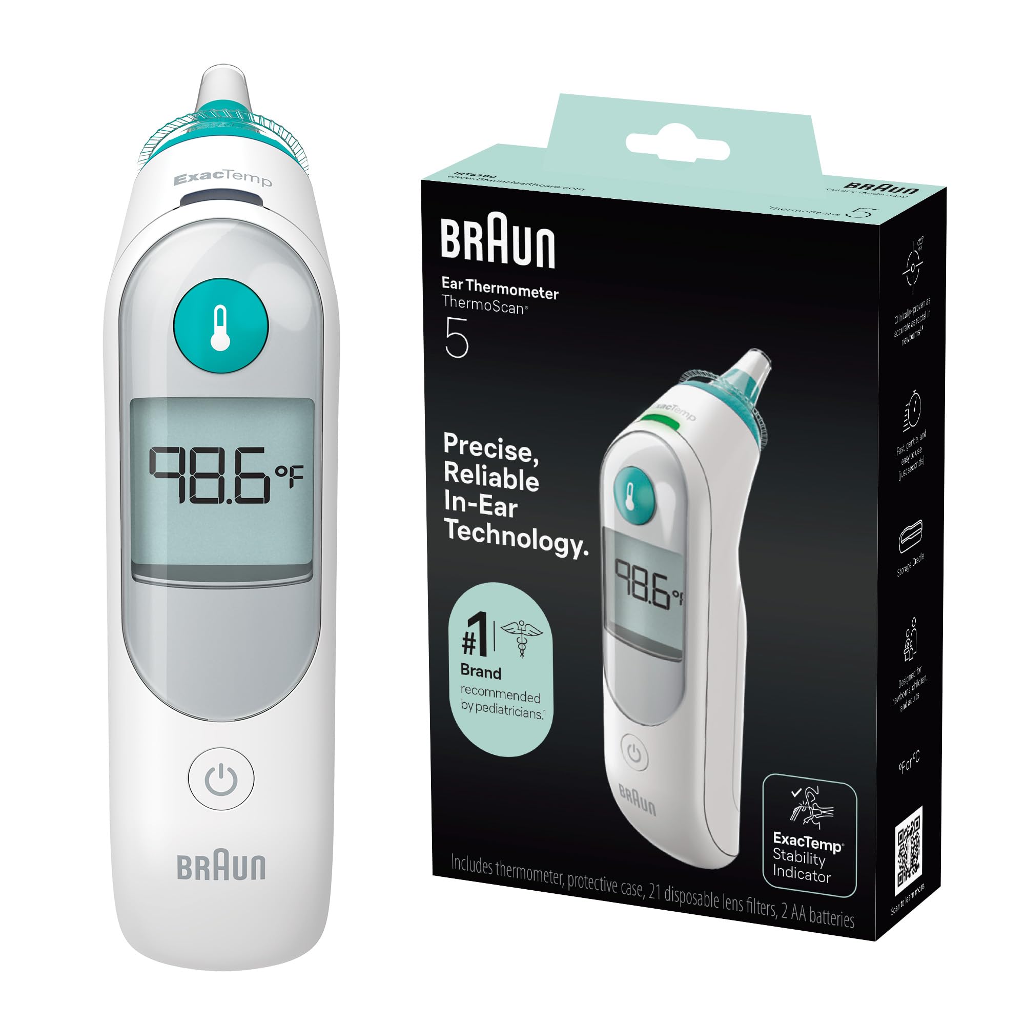 Braun ThermoScan 5 Ear Thermometer ExacTemp

