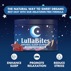 LullaBites Sleep Gummies - Natural Nighttime Support

