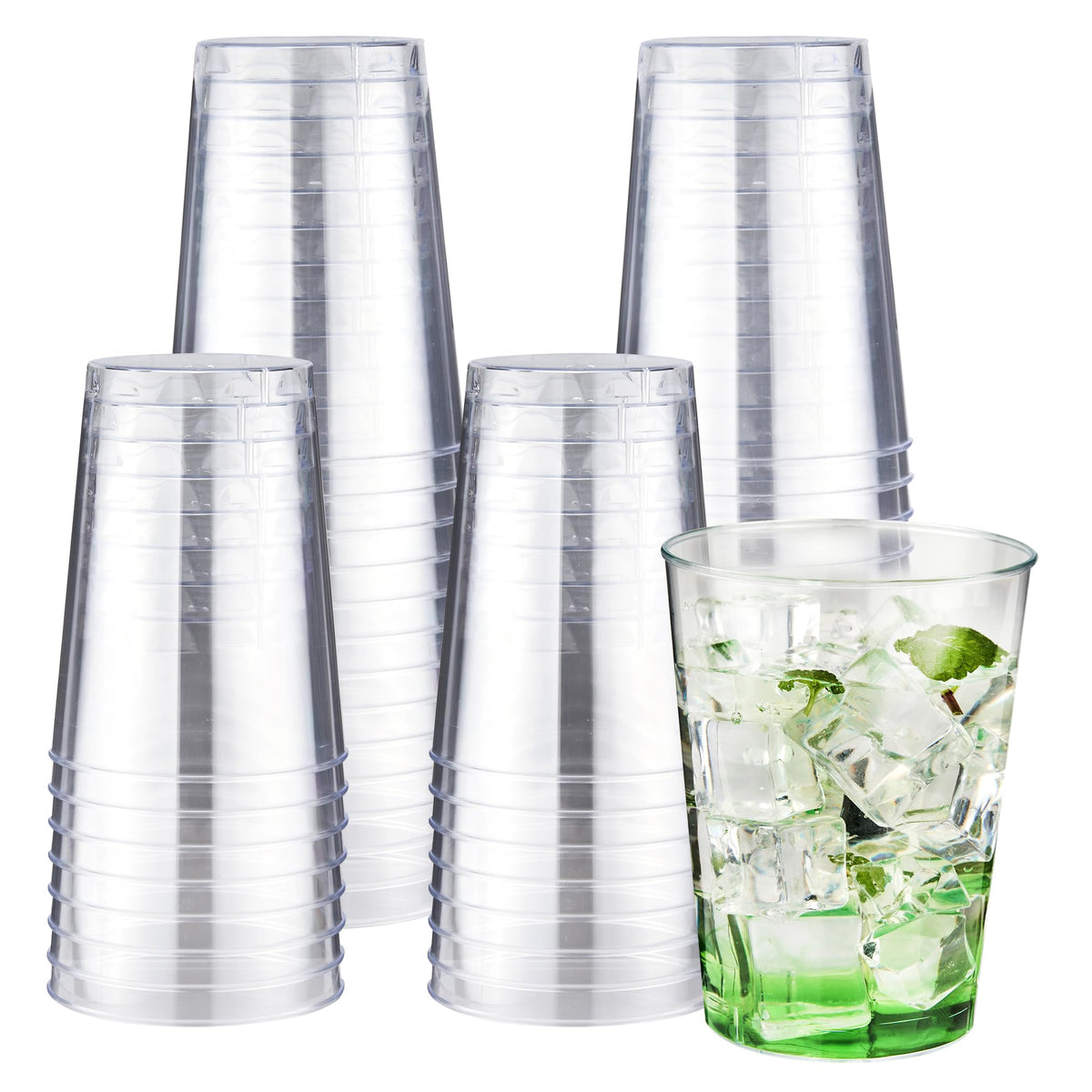 RACETOP Disposable Plastic Cups for Parties