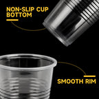 RACETOP Clear Disposable Plastic Cups for Parties

