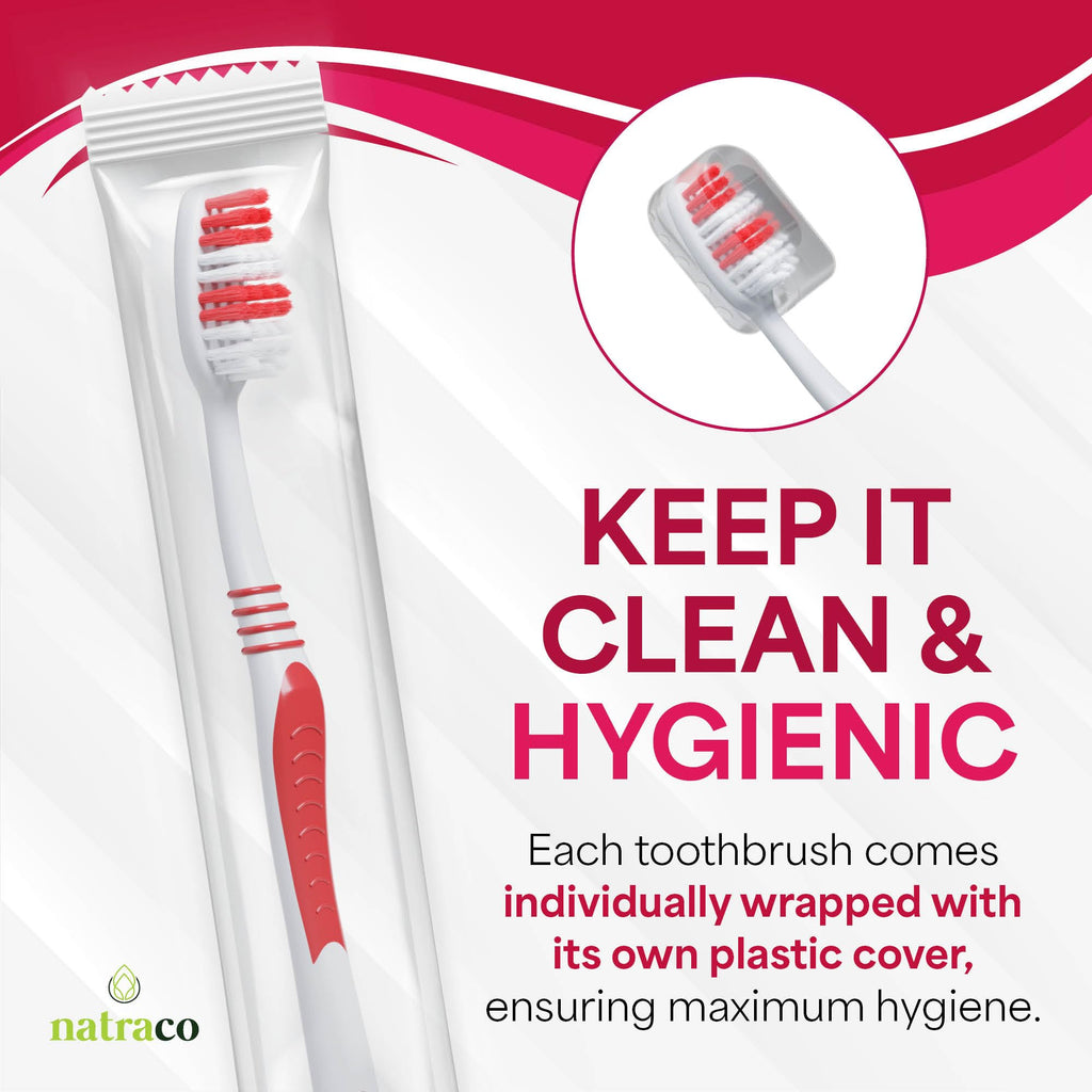 Disposable Toothbrush with Protective Covers

