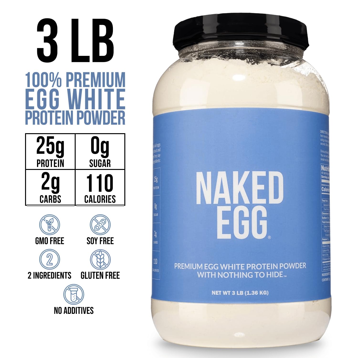 Naked Egg White Protein Powder - Clean Nutrition

