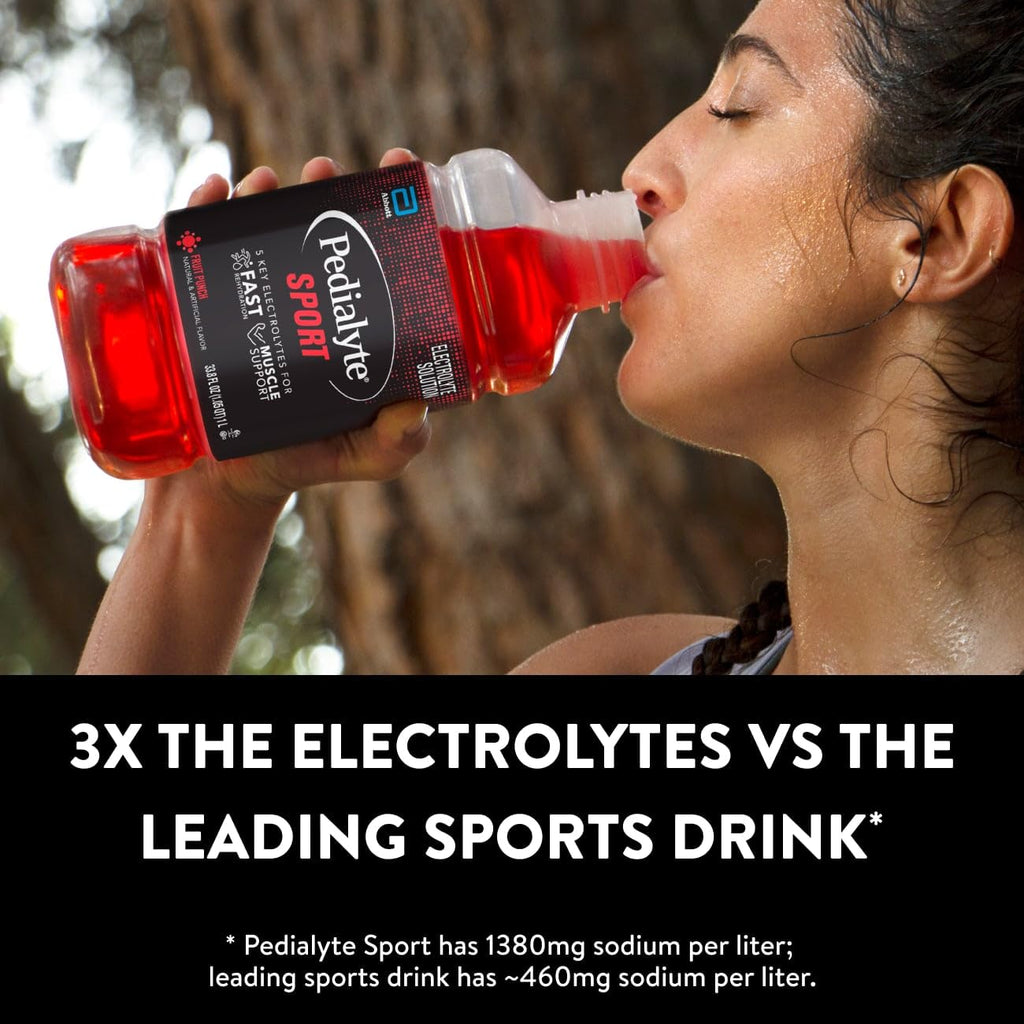 Pedialyte Sport Electrolyte Drink for Fast Hydration


