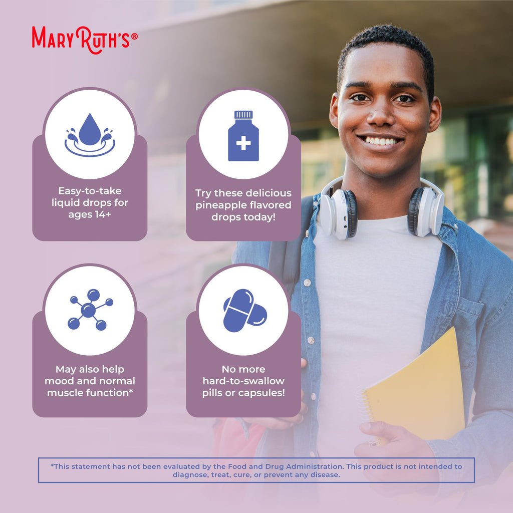 MaryRuth's Vitamin D3 Liquid Drops Megadose - Vegan Non-GMO

