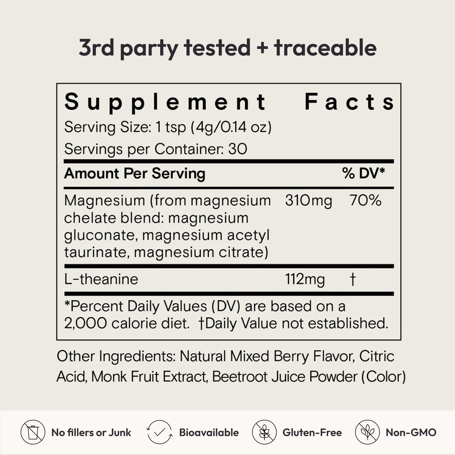 Moon Juice Magnesi-Om Magnesium Powder with L-Theanine

