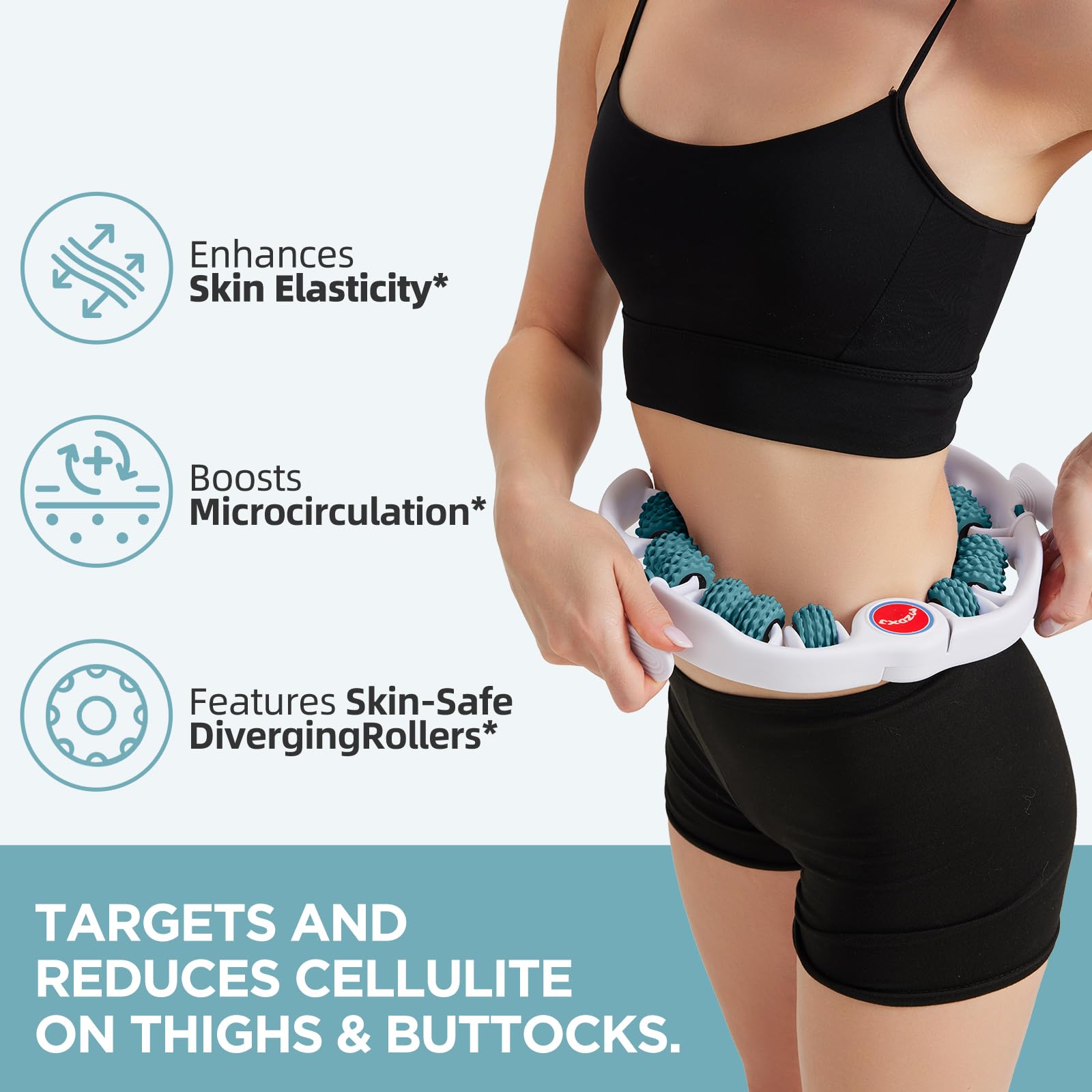 Cellulite Massage Tool - Lymphatic Roller for Legs

