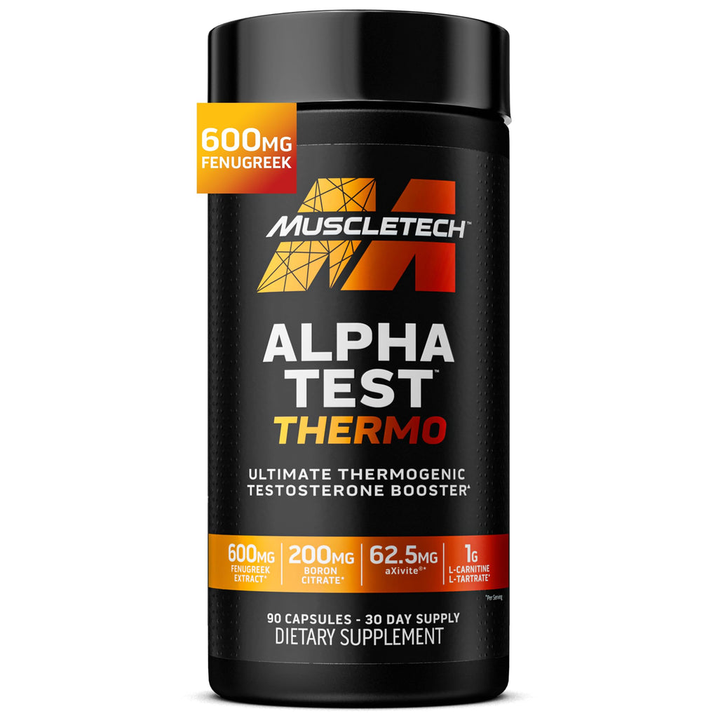 MuscleTech AlphaTest Thermo Testosterone Booster - Men

