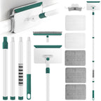 Baseboard Cleaner Tool with Handle and Reusable Pads - Multi-Purpose