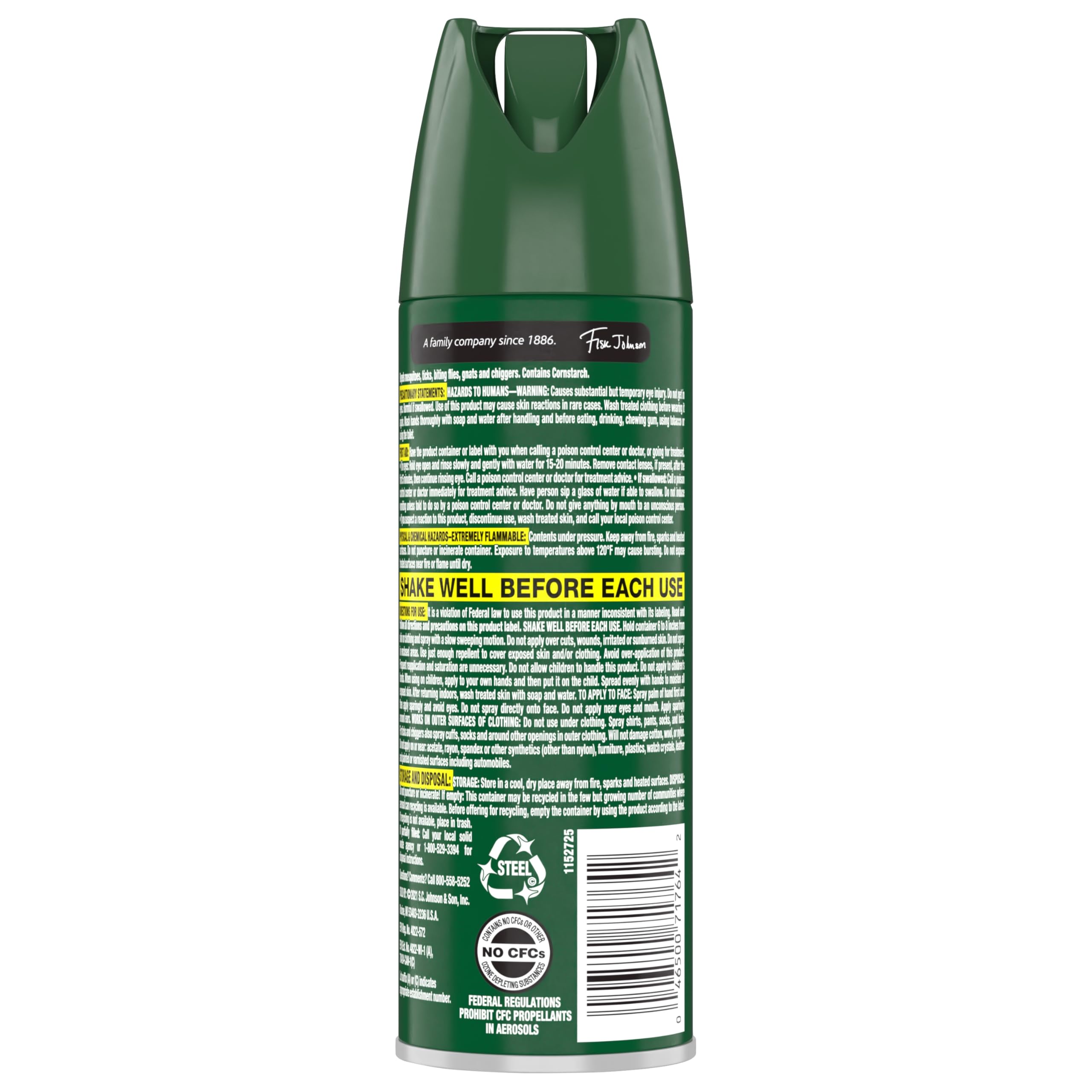 OFF! Deep Woods Insect Repellent Aerosol Dry Non-Greasy

