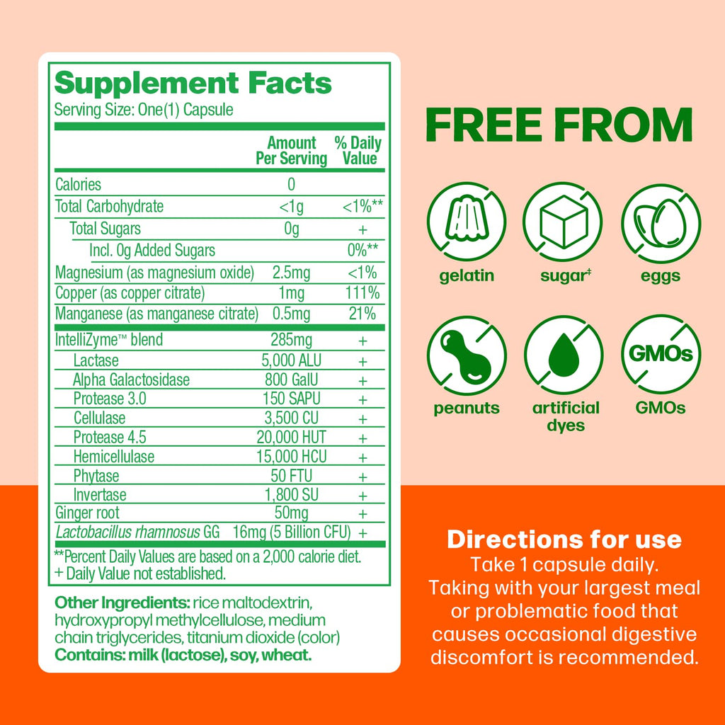 Culturelle Bloating & Gas Defense Digestive Enzymes

