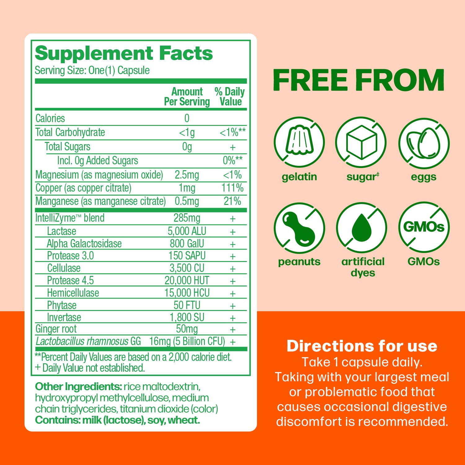 Culturelle Bloating & Gas Defense Digestive Enzymes

