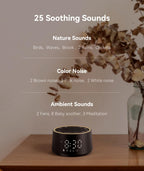 Dreamegg Sound Machine D1 Nova Alarm Clock | 25 Sounds

