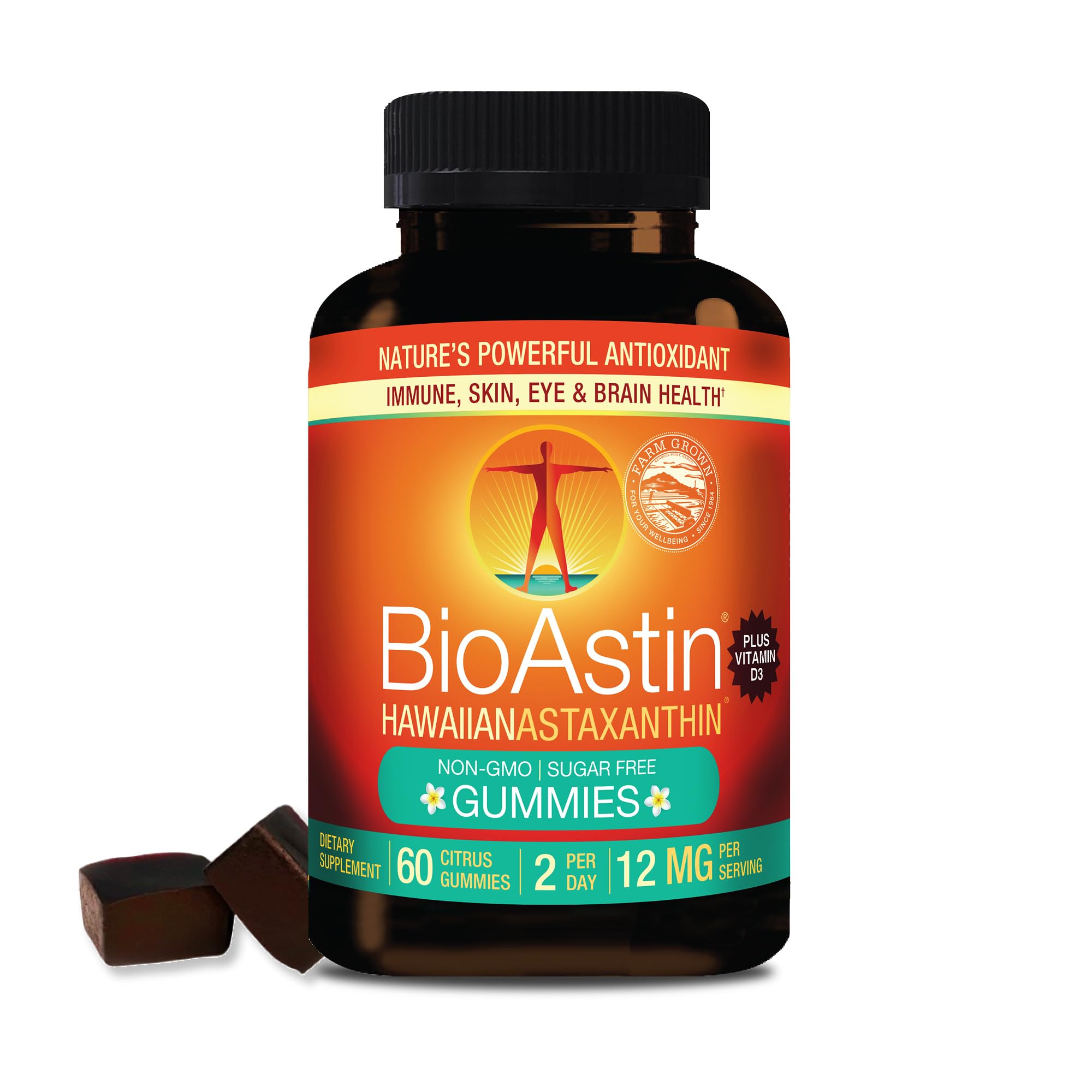 BioAstin Hawaiian Astaxanthin 12 mg Dietary Supplement - Nutrex Hawaii
