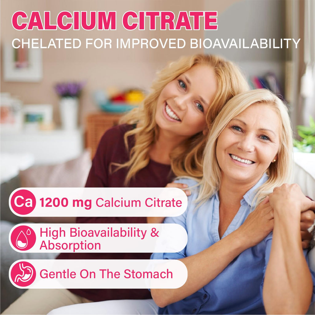 Calcium Citrate Gummies 1200 mg for Adults - Vegan

