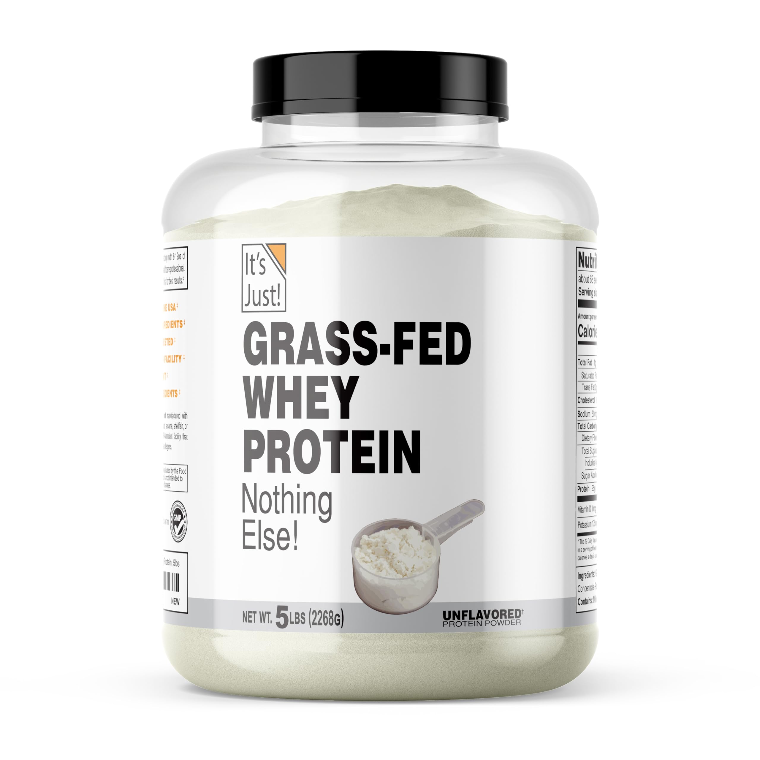 It's Just! 100% Whey Protein Concentrate Powder
