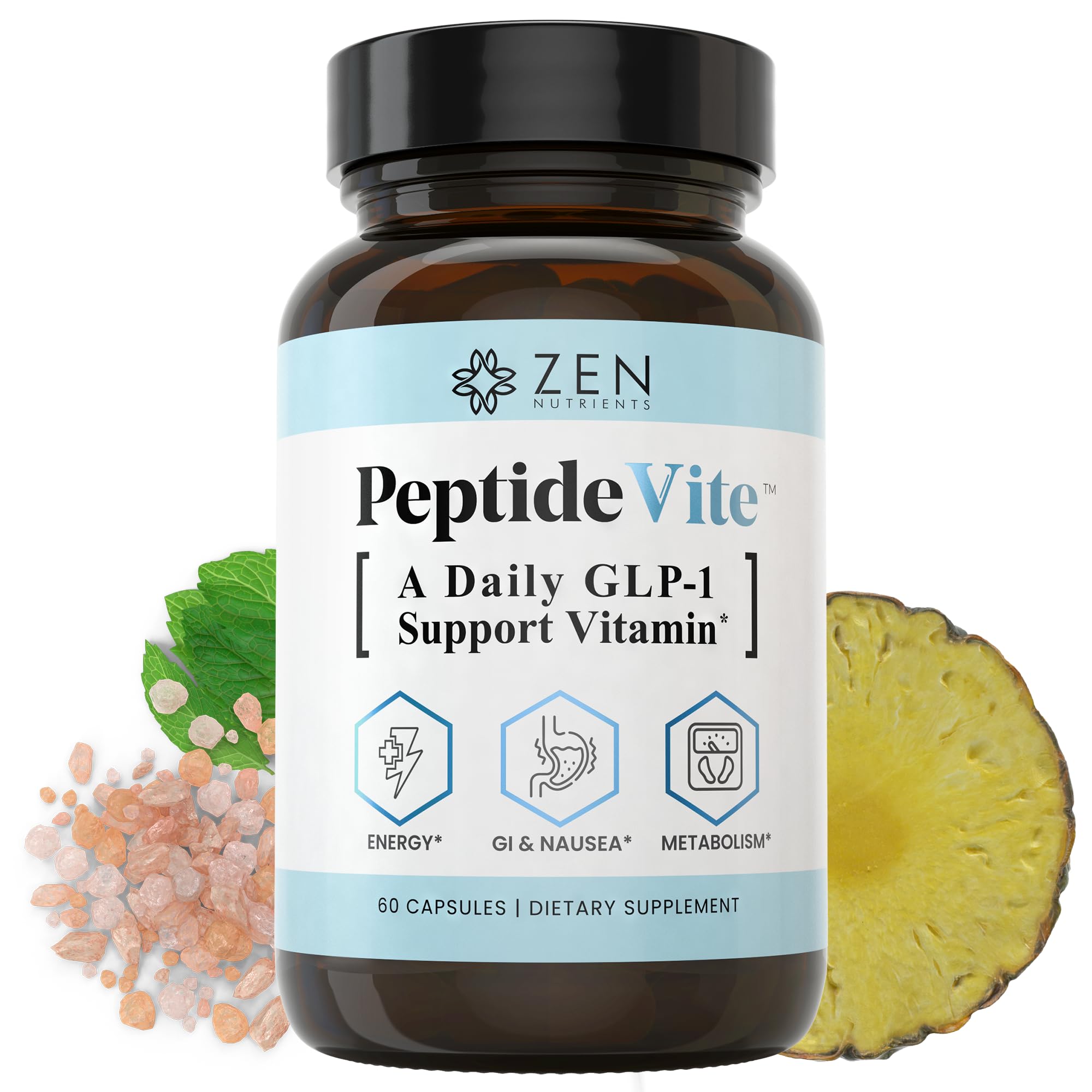 Zen Nutrients PeptideVite GLP-1 Gut Health Vitamin

