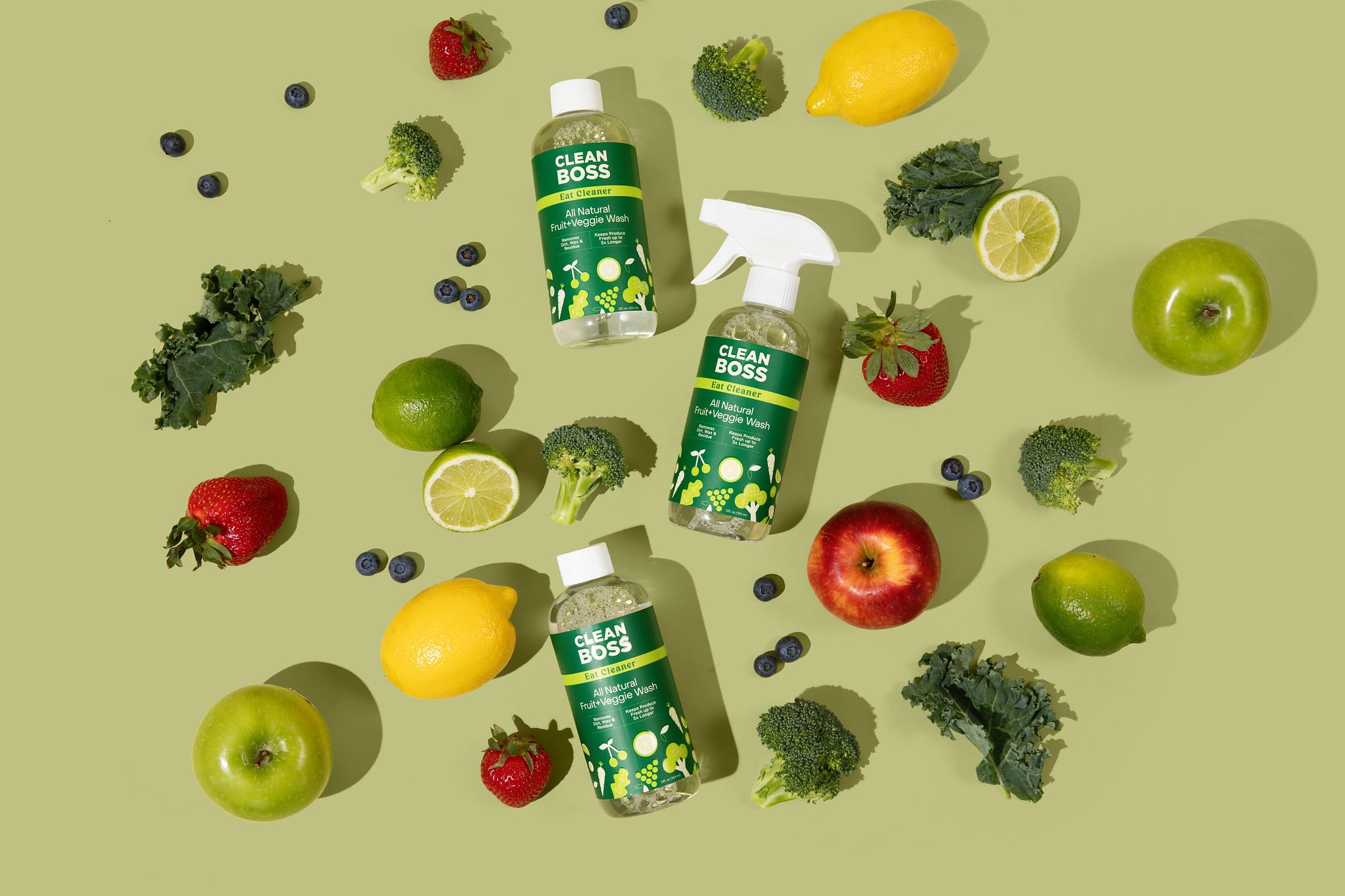 Eat Cleaner Fruit & Vegetable Wash by CleanBoss

