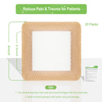 NeuHeils Silicone Foam Dressing with Gentle Border

