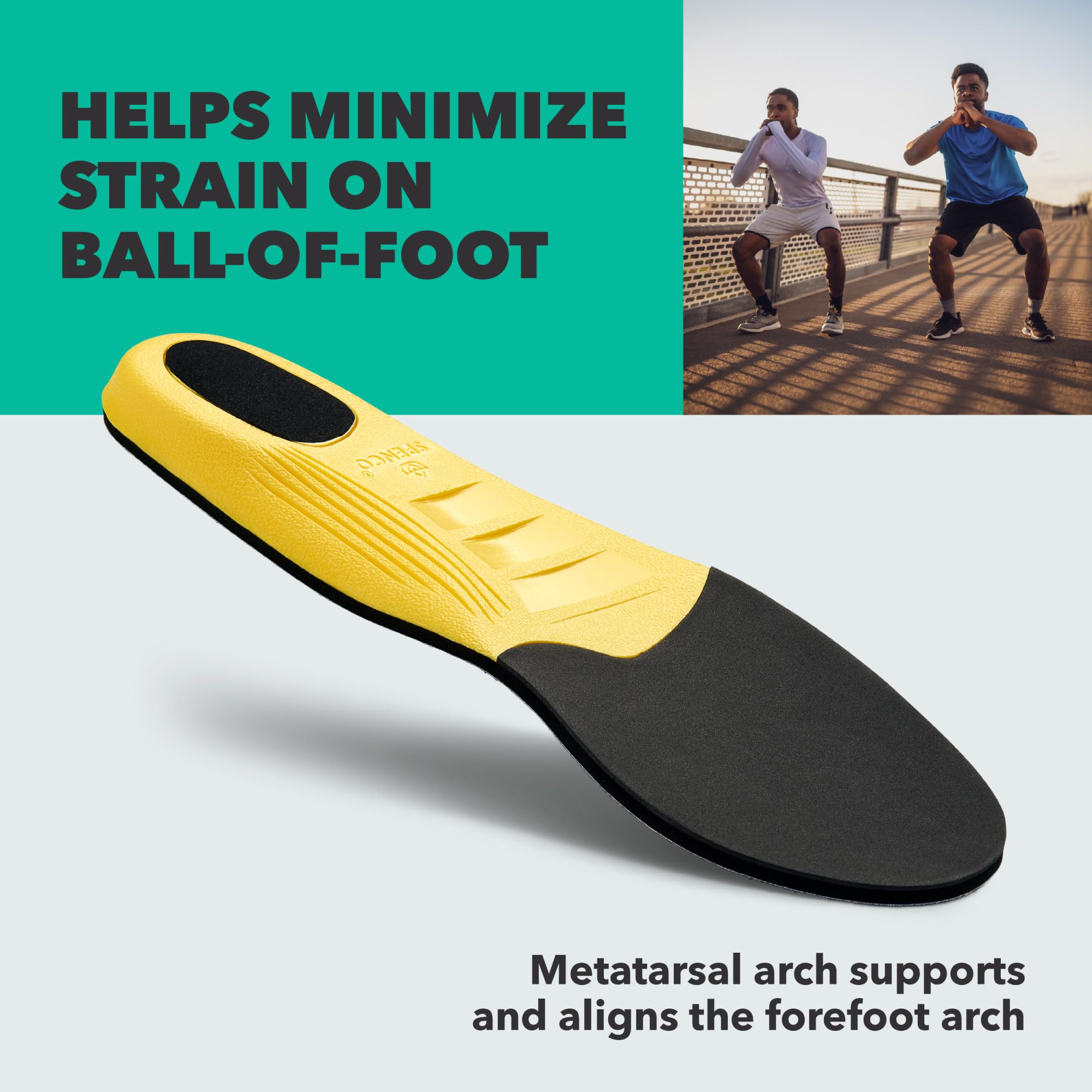 Spenco Polysorb Cross Trainer Insoles – Arch Support

