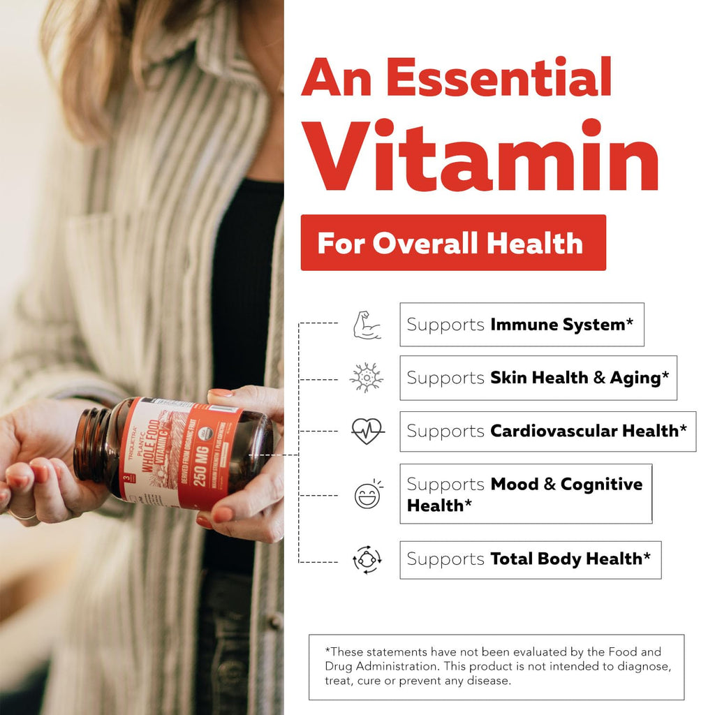 Plant-C Organic Vitamin C Supplement - Whole Food Bioavailable

