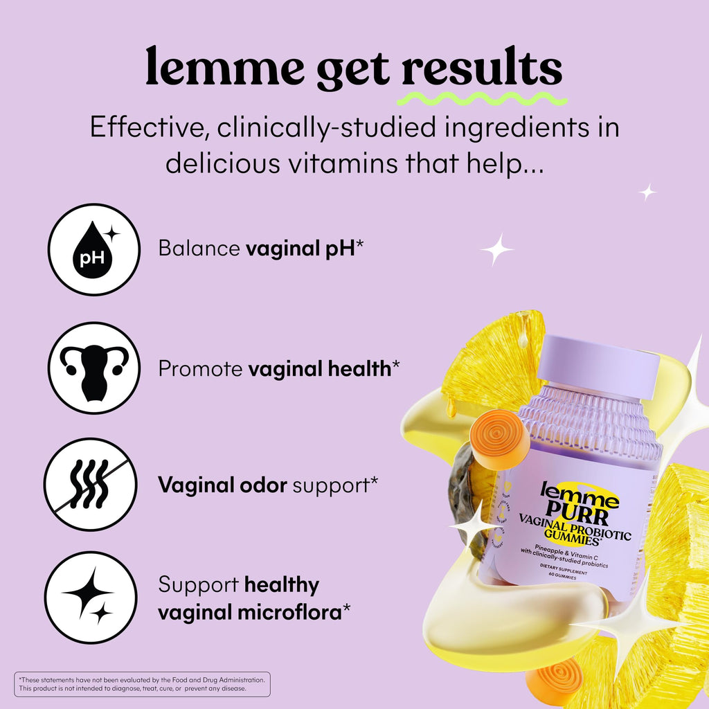 Lemme Purr Vaginal Probiotic Gummies - pH Balance

