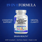 Clean Nutra Brain Nootropic for Focus and Memory

