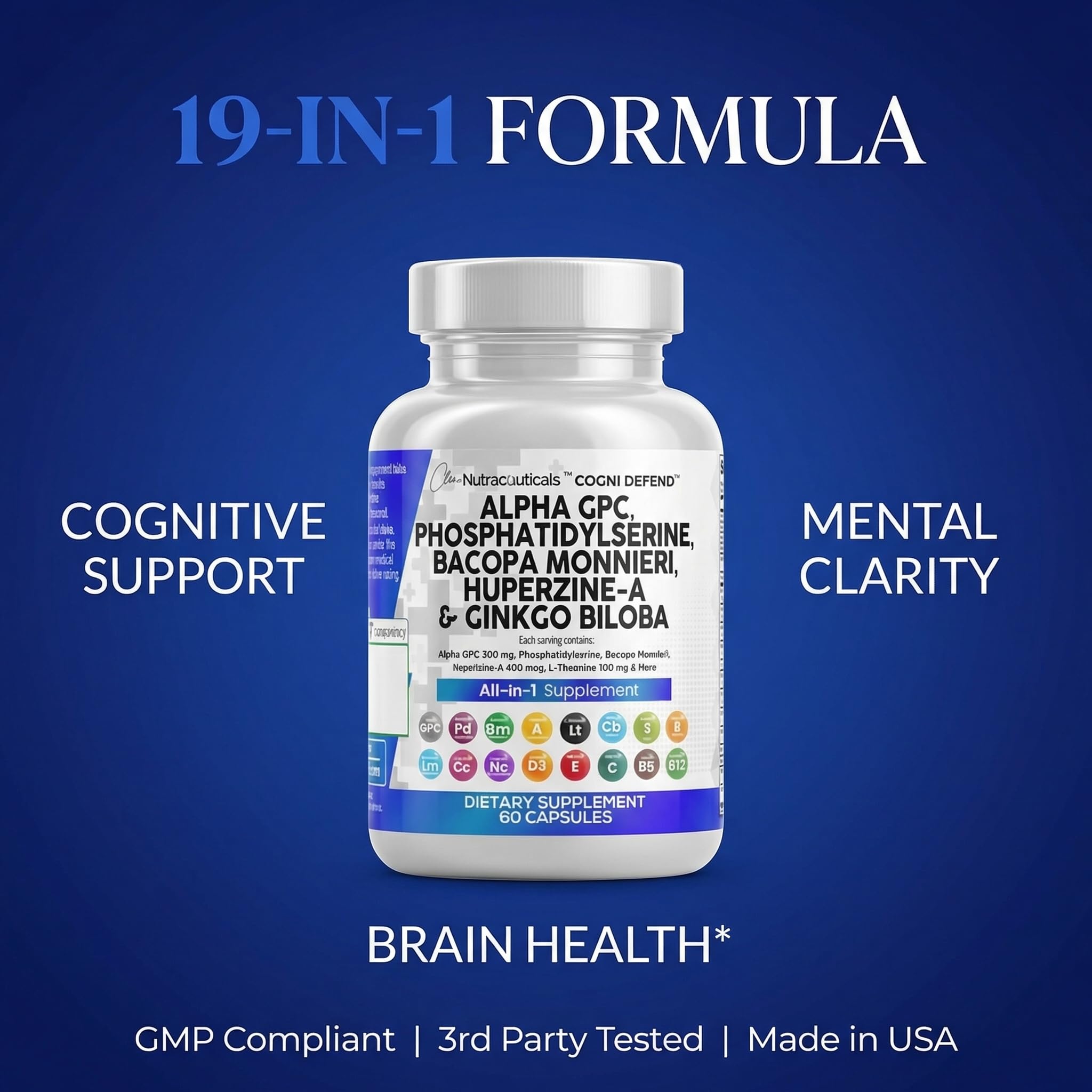 Clean Nutra Brain Nootropic for Focus and Memory

