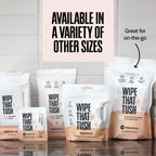 Wipe That Tush Flushable Wipes On-The-Go|Hypoallergenic Aloe

