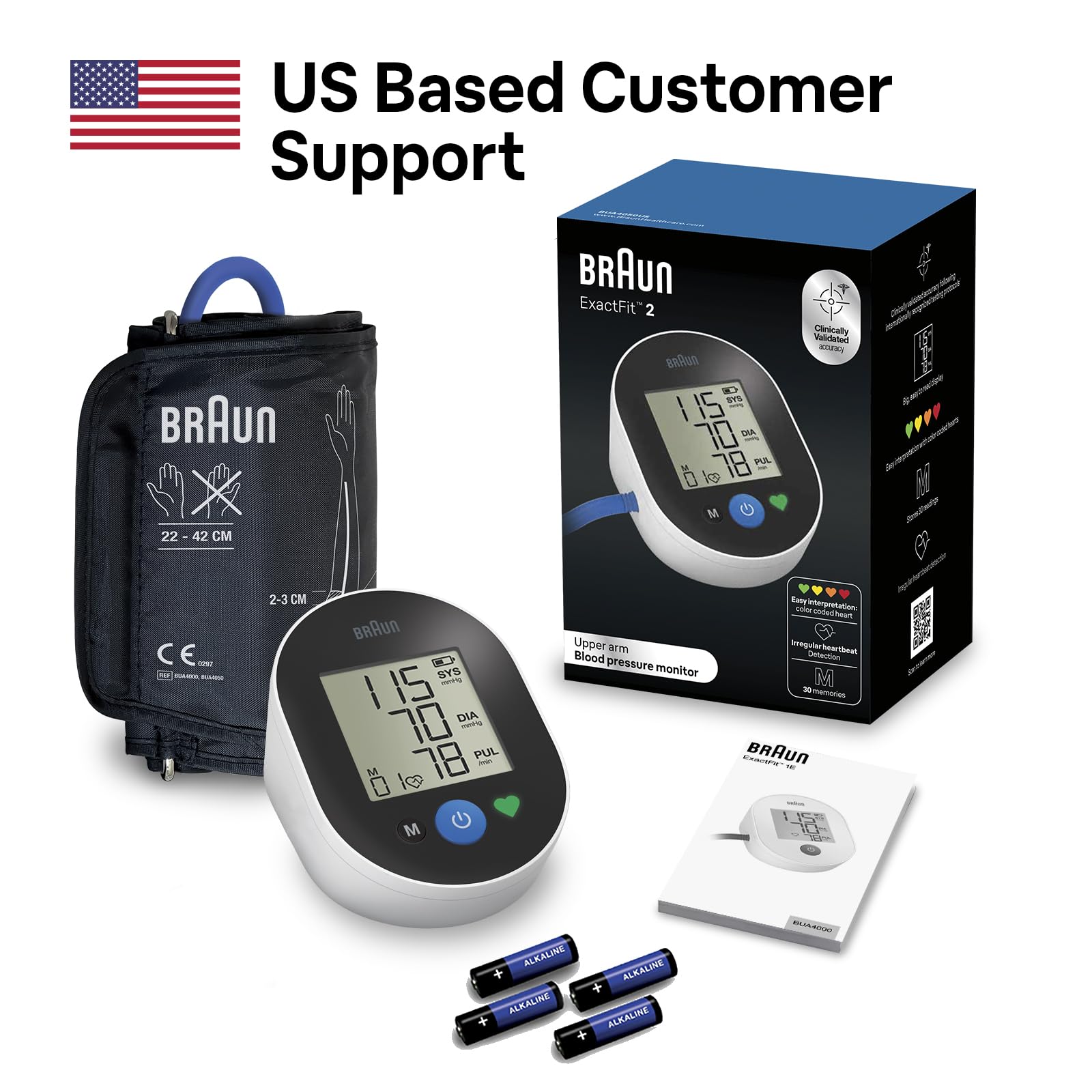 Braun ExactFit 2 Blood Pressure Monitor for Home Use

