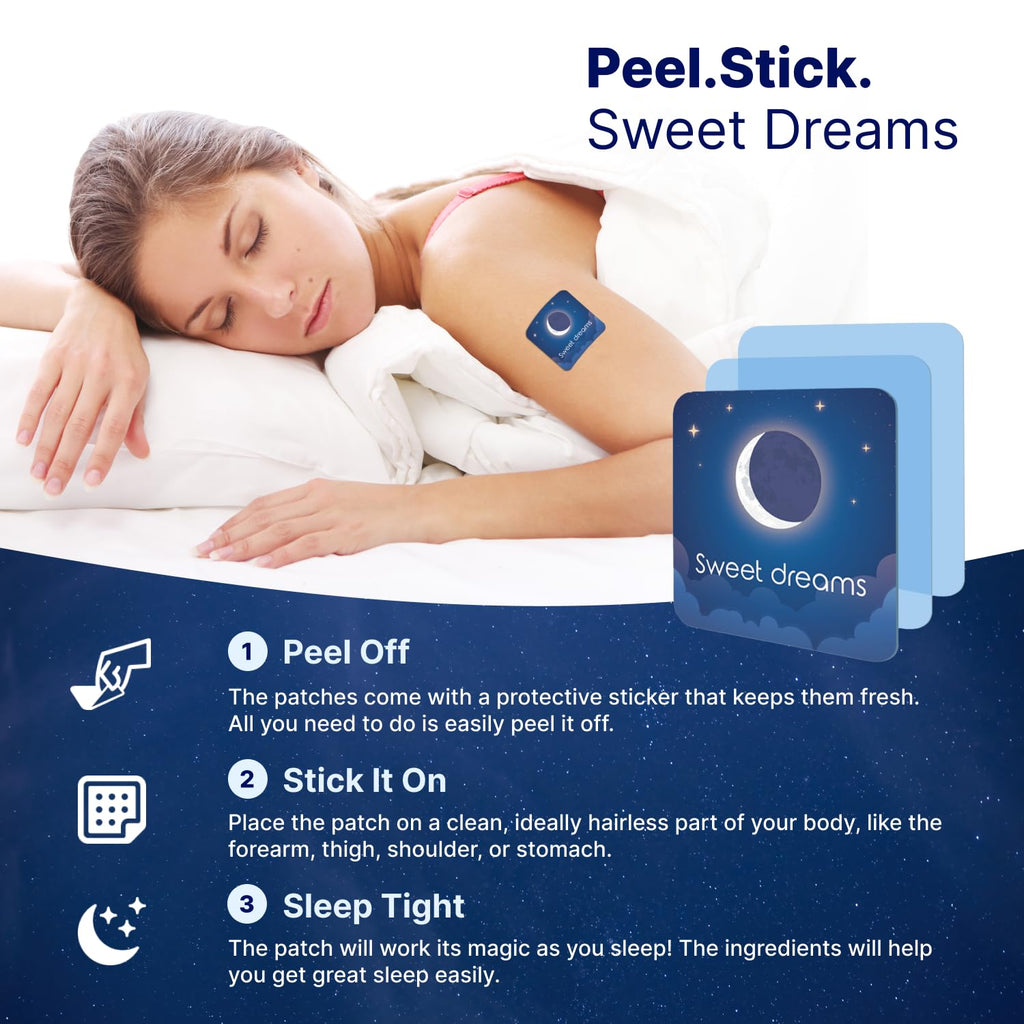 Wellamoon Sleep Patches for Adults – Melatonin & Valerian

