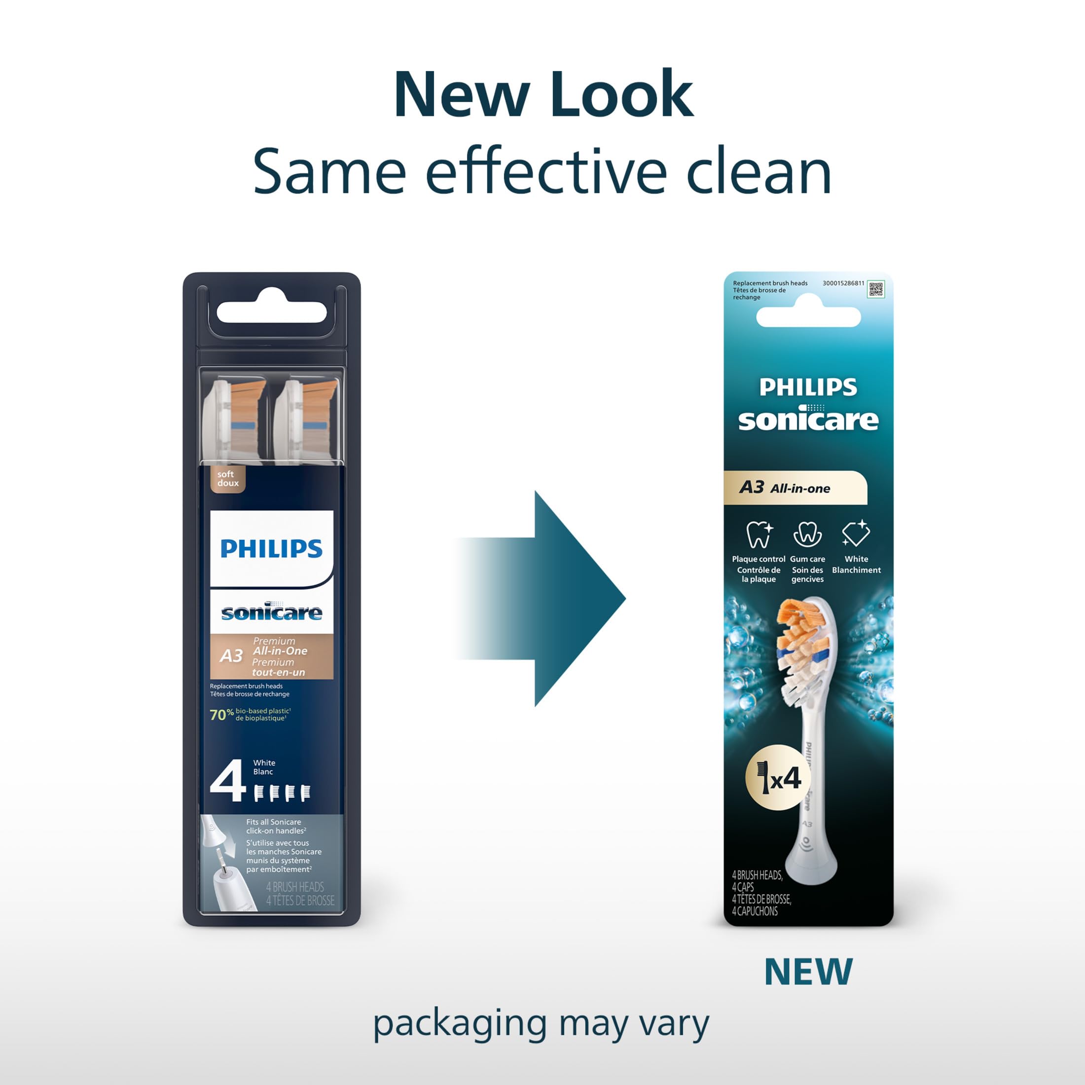Philips Sonicare A3 All-in-One Replacement Brush Heads

